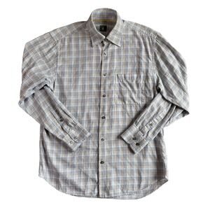 Robert Talbott Mens Plaid Button Down Long‎ Sleeve Dress Shirt